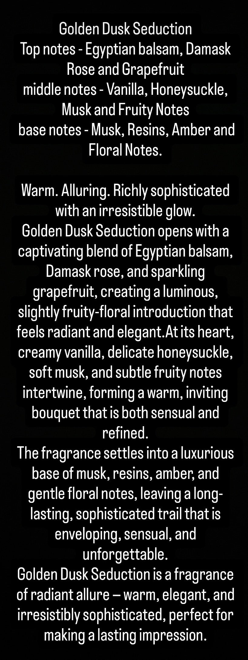 50ML luxury perfume collection