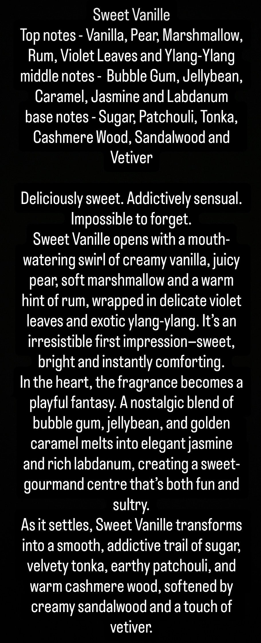 50ML luxury perfume collection