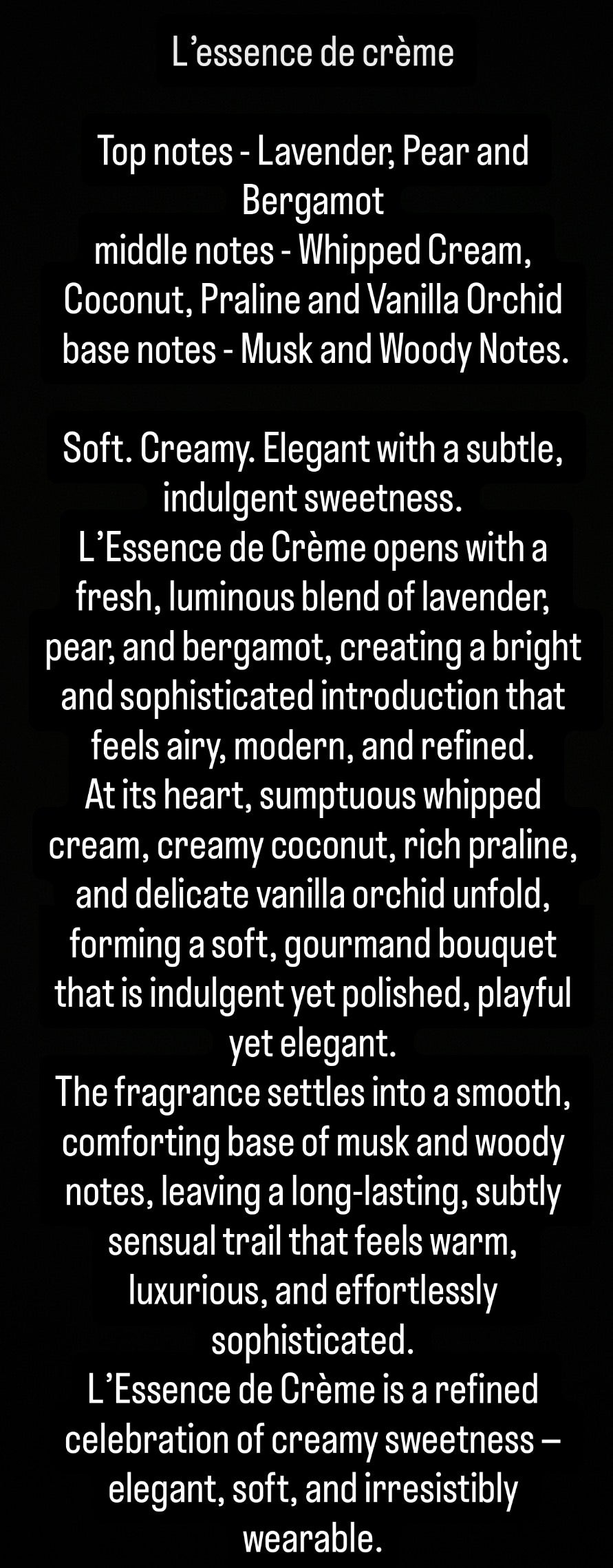 50ML luxury perfume collection