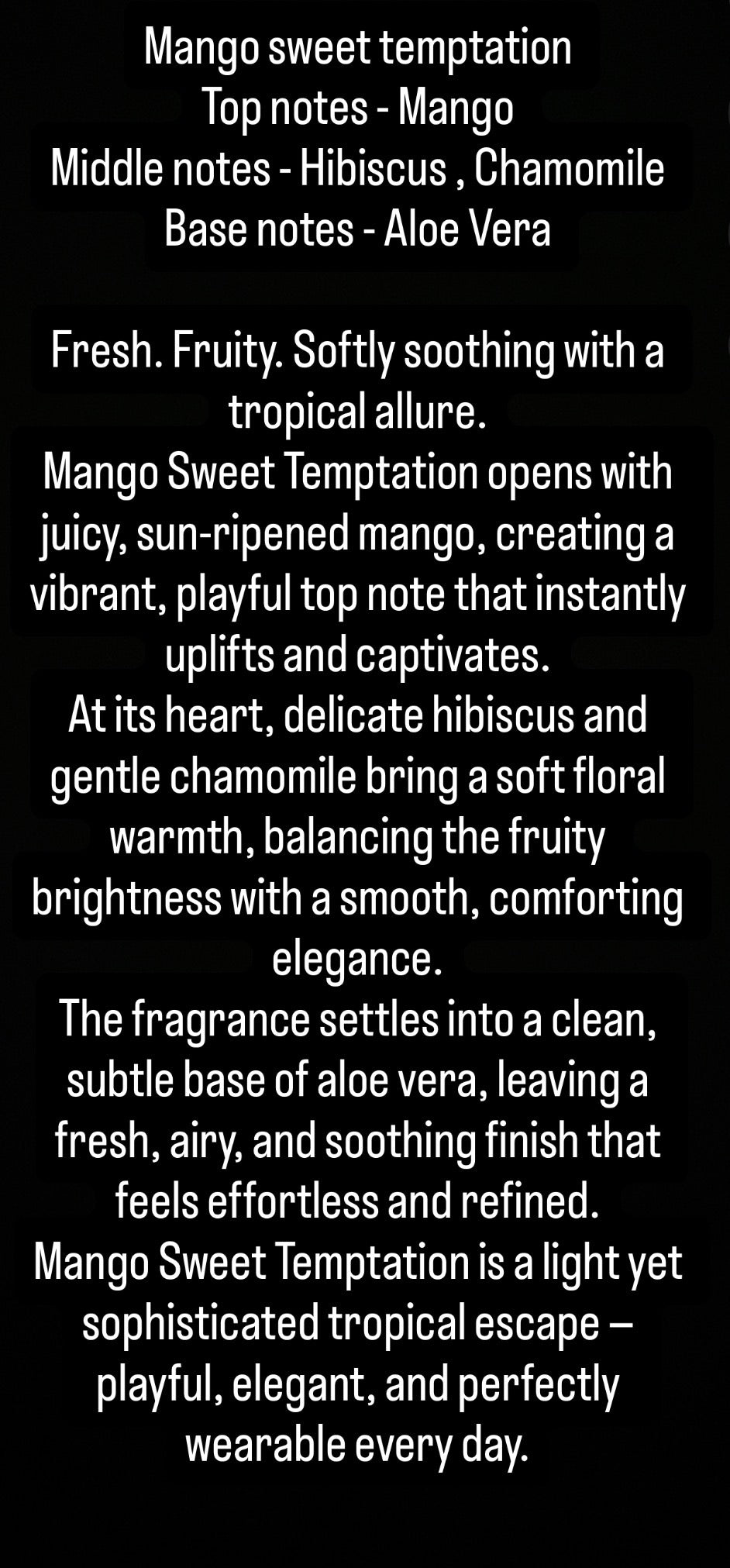 50ML luxury perfume collection